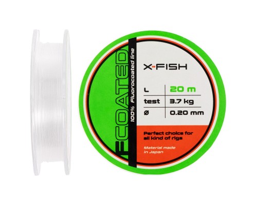 Флюорокарбон X-Fish FCoated 20m 0.20mm 3.7kg (1917.01.43)
