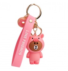 Брелок Yes колекція Piggy Brown Line Friends (559363)