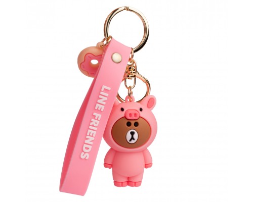 Брелок Yes колекція Piggy Brown Line Friends (559363)