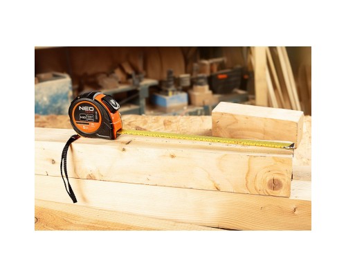 Рулетка Neo Tools 5мx19мм, з фіксатором змотування (67-222)