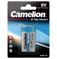 Батарейка Camelion Крона 6LR61 9V Digi Alkaline * 1 (6LR61-BP1DG)
