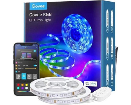 Світлодіодна стрічка Govee H611 LED 10.0m, RGB, WI-FI/Bluetooth, white (H61103A3)