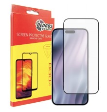 Скло захисне Dengos Full Glue iPhone 17 Air Black (TGFG-411)