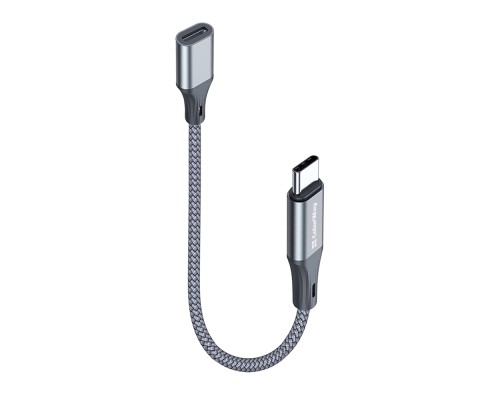 Перехідник USB-C M to Lightning F 0.17m gray ColorWay (CW-AD-CL)