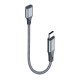 Перехідник USB-C M to Lightning F 0.17m gray ColorWay (CW-AD-CL)
