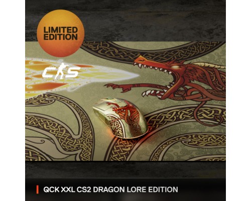 Килимок для мишки SteelSeries Qck XXL CS2 Edition Dragon Lore (63448)