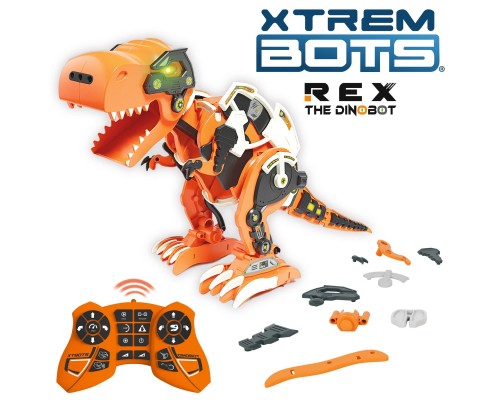 Інтерактивна іграшка BlueRocket Роботизована іграшка-конструктор Діно Рекс STEM (XT3803086)