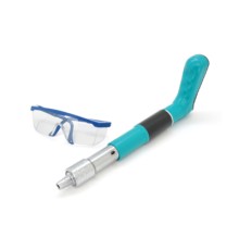 Цвяхозабивач Voltronic YT-198406, для піроксилінових цвяхів 7,3мм, захисні окуляри, + 100 цвяхів, кейс, Green (YT-198406)