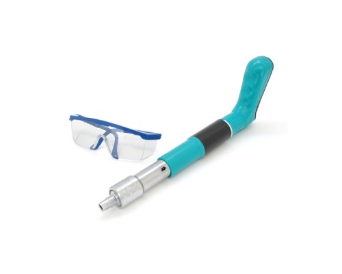 Цвяхозабивач Voltronic YT-198406, для піроксилінових цвяхів 7,3мм, захисні окуляри, + 100 цвяхів, кейс, Green (YT-198406)