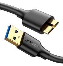 Дата кабель USB 3.0 AM to Micro B 0.5m US130 black Ugreen (10840)