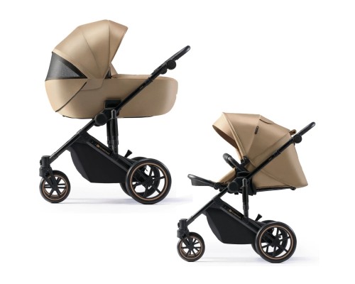 Коляска Kinderkraft 2 в 1 Prime 2 Sandrose Beige (KSPRIM02BEG2000 (5902533922871)