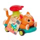 Розвиваюча іграшка Battat Машинка інерційна серії Лапкомобілі - Котик, помаранчевий (BX2486Z)