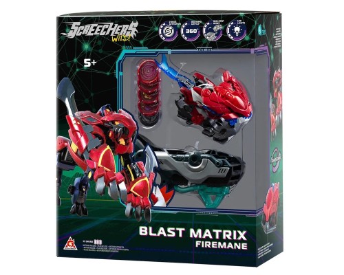 Трансформер Screechers Wild ! S5 L2 - Файермен (EU686122)