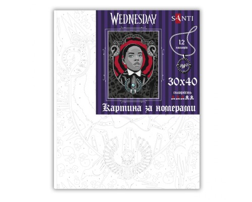 Картина по номерам Santi Wednesday Siren 30х40см (955045)