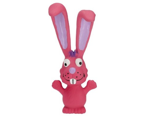 Іграшка для собак MISOKO&CO Вухатий кролик рожевий 17 см (BEIRJ01572)