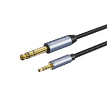 Кабель мультимедійний 6.35mm M to 3.5mm M 3.0m Cabletime (CA915279)