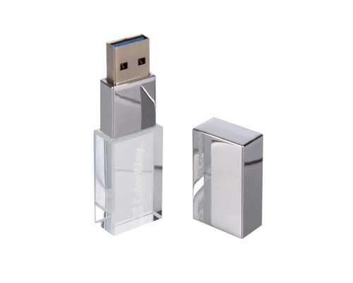 USB флеш накопичувач ColorWay 32GB 3.0 Transparent (CW-USBCL32)
