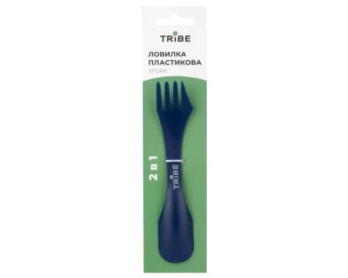 Ложка-виделка туристична Tribe Spork пластикова blue (T-FC-0031-blue)