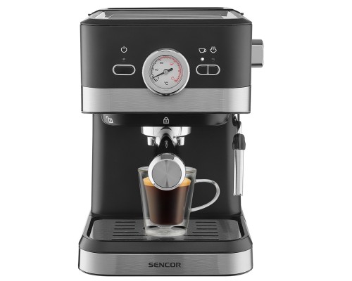 Ріжкова кавоварка еспресо Sencor SES 1721BK
