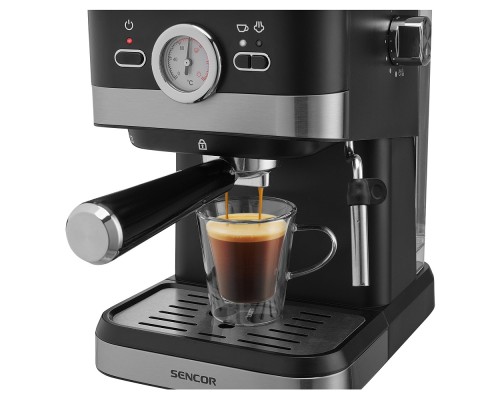 Ріжкова кавоварка еспресо Sencor SES 1721BK