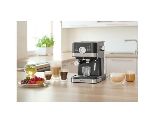 Ріжкова кавоварка еспресо Sencor SES 1721BK