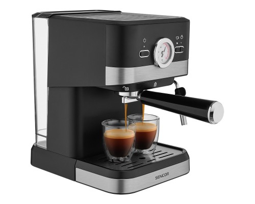 Ріжкова кавоварка еспресо Sencor SES 1721BK