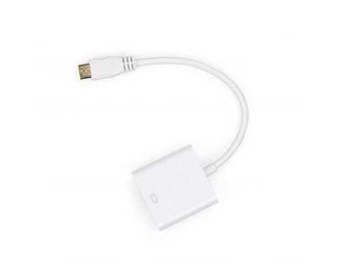 Перехідник HDMI C M to VGA F 0.15m Vinga (HDMICMVGAF-01)
