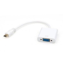 Перехідник HDMI C M to VGA F 0.15m Vinga (HDMICMVGAF-01)