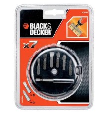 Набір біт Black&Decker 7 предм.+ магнітний тримач (A7090)