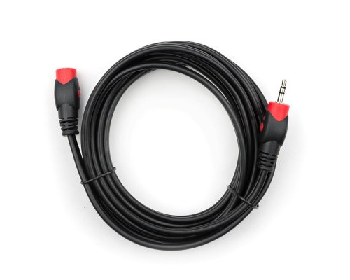 Кабель мультимедійний Jack 3.5mm M/F 3 m Vinga (VCPDCJ35MF3BK) 