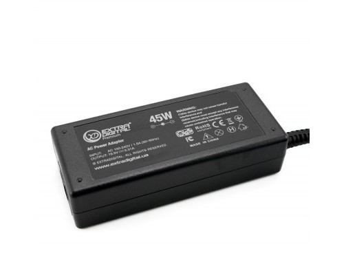 Блок живлення до ноутбуку Extradigital HP 19.5V, 2.31A, 45W (4.5x3.0) (PSH3862)