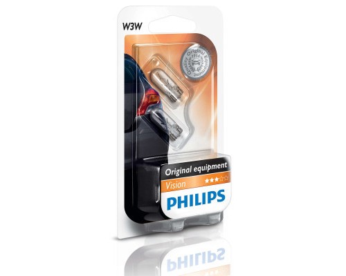 Автолампа Philips W3W Vision, 2шт/бл. (12256B2)