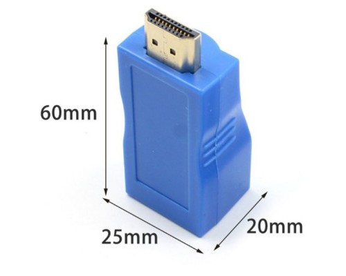Перехідник HDMI к кабелю RJ45 (Patch Cord) 30m Extradigital (KBH1754) Перехідник HDMI к кабелю RJ45 (Patch Cord) 30m Extradigital (KBH1754)