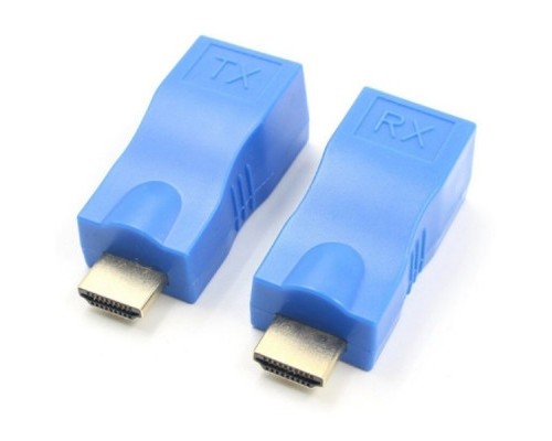 Перехідник HDMI к кабелю RJ45 (Patch Cord) 30m Extradigital (KBH1754) Перехідник HDMI к кабелю RJ45 (Patch Cord) 30m Extradigital (KBH1754)