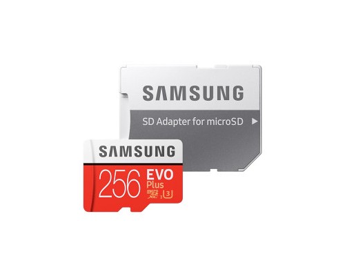 Карта пам'яті Samsung 256GB microSDXC class 10 UHS-I U1 Evo Plus V2 (MB-MC256HA/RU)