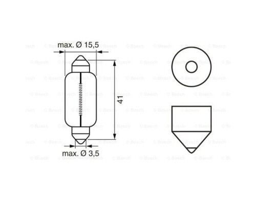 Автолампа Bosch 21W (1 987 302 230)