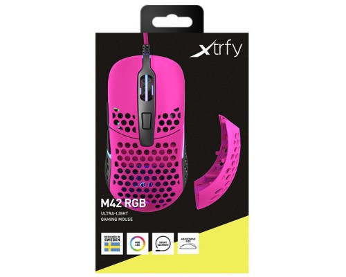 Мишка Xtrfy M42 RGB Pink (XG-M42-RGB-PINK)