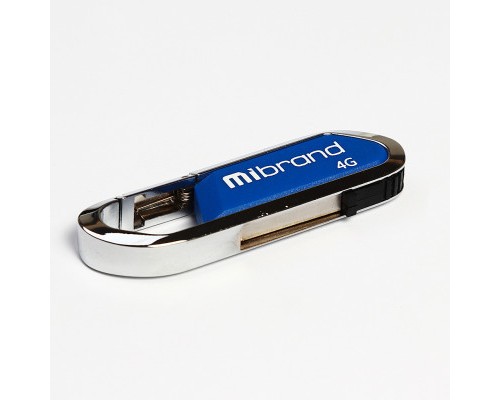 USB флеш накопичувач Mibrand 4GB Aligator Blue USB 2.0 (MI2.0/AL4U7U) 