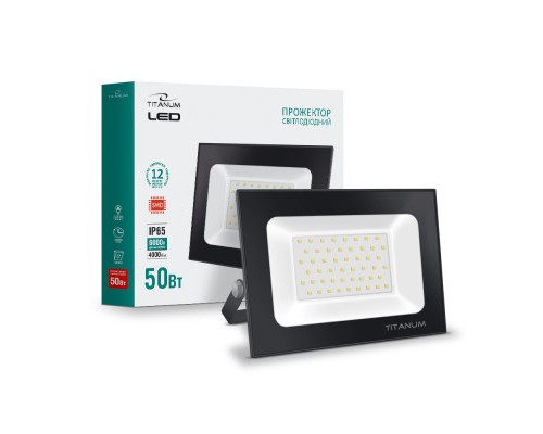 Прожектор TITANUM LED50W 6000K TLF506 220V (TLF506)