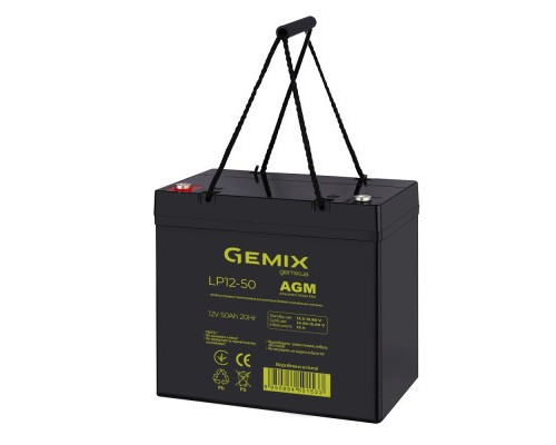 Батарея до ДБЖ Gemix 12В 50Ач (LP12-50) 