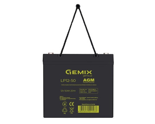 Батарея до ДБЖ Gemix 12В 50Ач (LP12-50) 