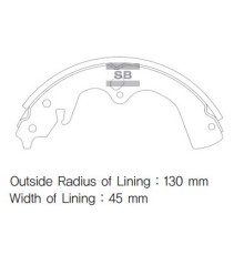 Гальмівні колодки HI-Q SA018
