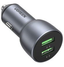 Зарядний пристрій Ugreen CD213 36W 2xUSB QC 3.0 3A Car Charger (Dark Blue) (10144)