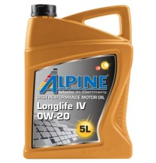 Моторна олива Alpine 0W-20 Longlife IV 5л (1460-5)