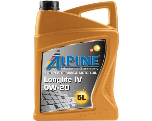 Моторна олива Alpine 0W-20 Longlife IV 5л (1460-5)