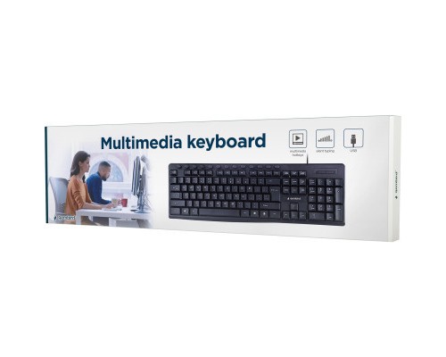Клавіатура Gembird KB-UM-107-UA USB Black (KB-UM-107-UA)