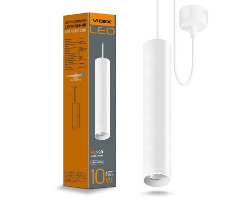 Світильник Videx LED 10W 4100K білий (VL-SP-10034W)