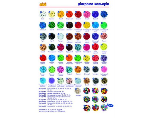 Набір для творчості Hama кольорових намистин 1000 шт термомозаіка (207-53)