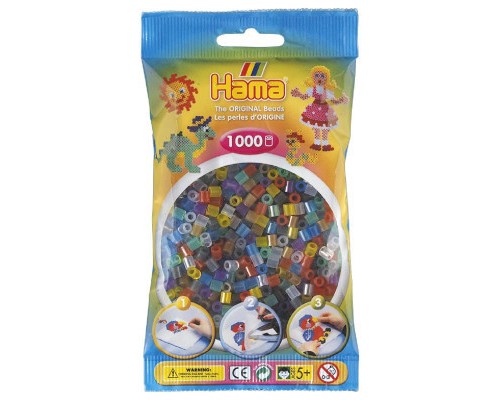 Набір для творчості Hama кольорових намистин 1000 шт термомозаіка (207-53)
