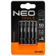 Набір біт Neo Tools ударних S2, 50 мм, SL8-5 шт. (09-582)